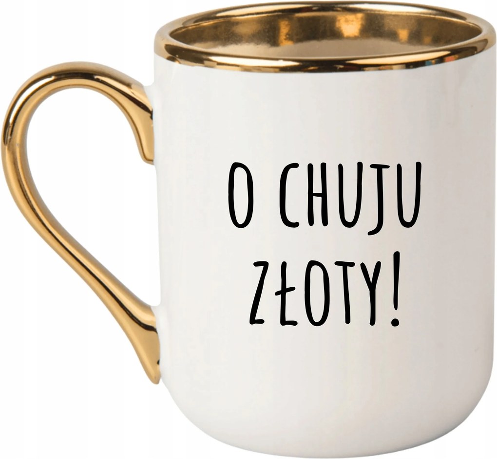 Bögre Elegáns Fehér Arany Rant Vicces Ajándék Ch*** Arany