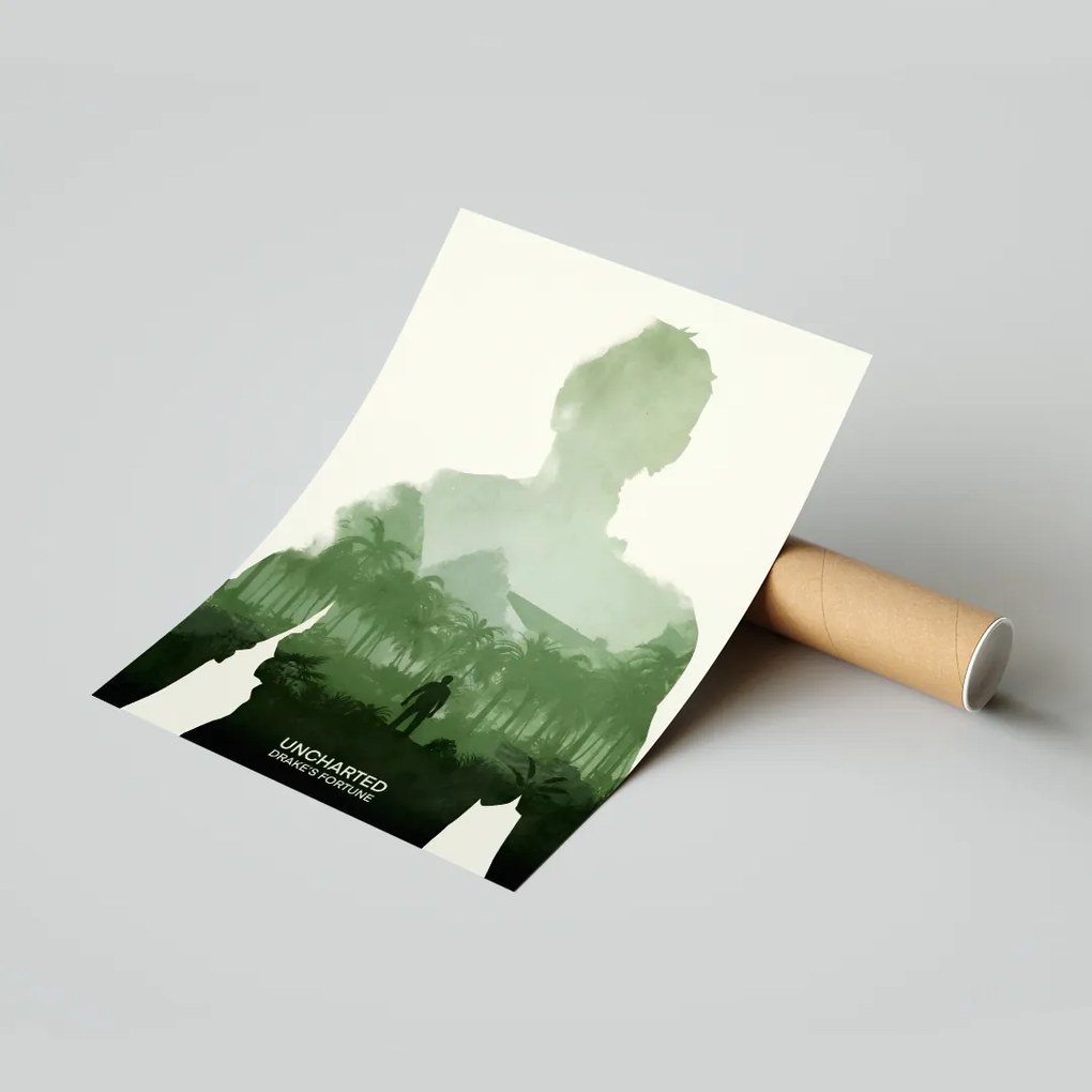 Poszter Uncharted 50x70 cm Ajándék ötlet