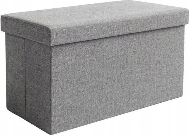 Ruhhy 26131 Szék tárolóhellyel 76 x 38 x 38 cm, szürke