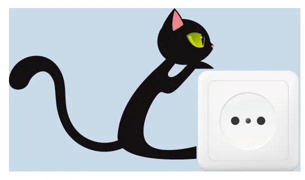 Fanastick Black Cat öntapadós matrica - Ambiance