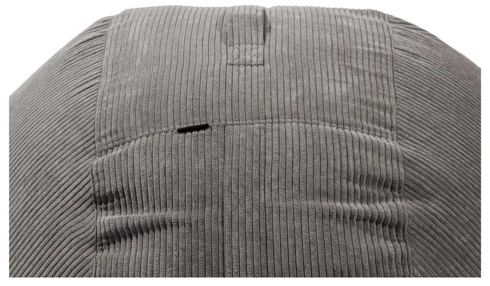 Zöld kordbársony babzsákfotel Roll 135 – SLOWDOWN