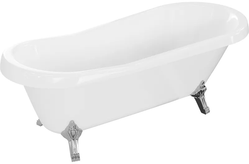 Mexen, Mexen Retro wanna wolnostojąca 170 x 75 cm, fehér, króm lábak - 53251707500-00