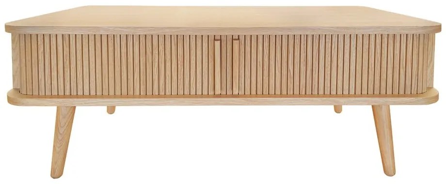 Dohányzóasztal tölgyfa dekorral 58x107.5 cm Rove – Woodman