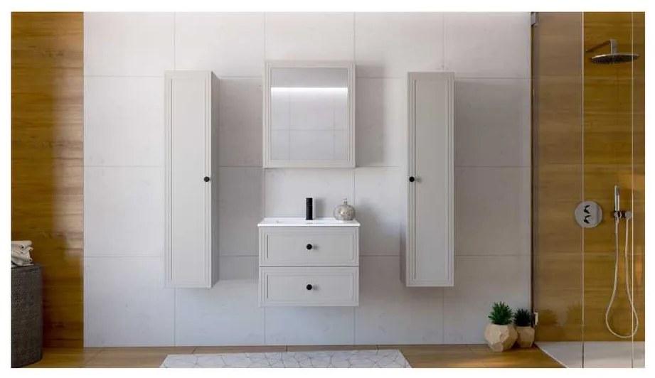 Bondi tükrös fali szekrény 60 cm, krém