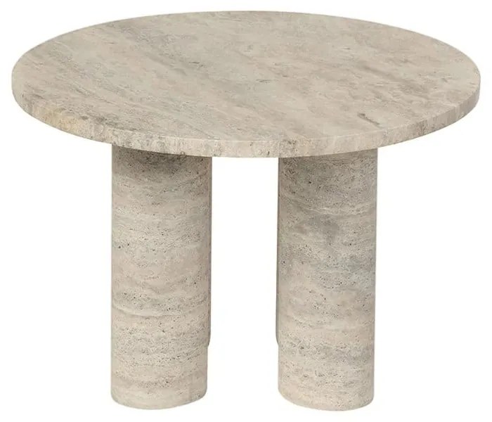 Kő kerek tárolóasztal ø 52 cm Volos – Blomus