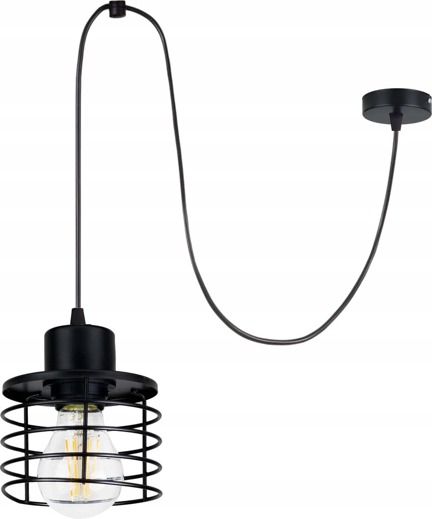 Függő mennyezeti lámpa Zwis Loft E27 Pók vezeték