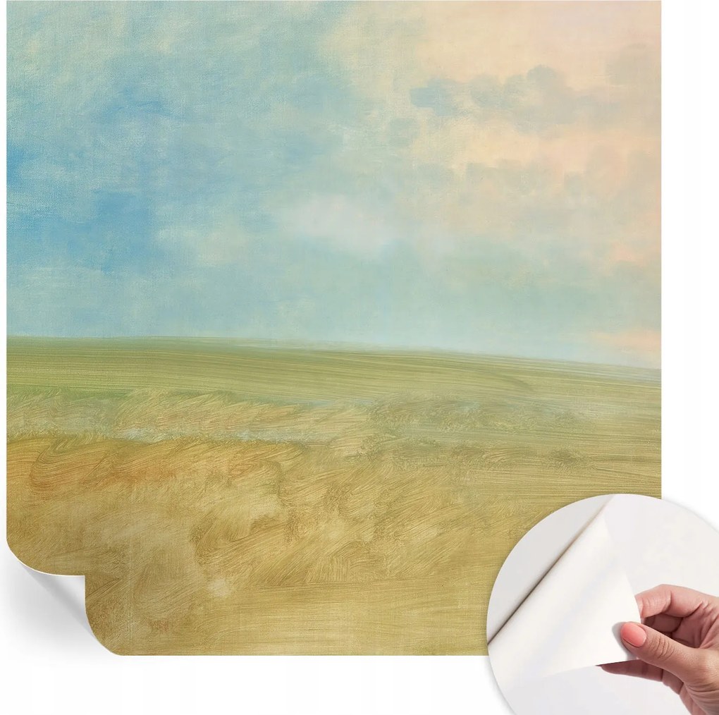 Fotótapéta Fali tapéta Hálószobába és Nappaliba Pasztell mezők 250x250 cm