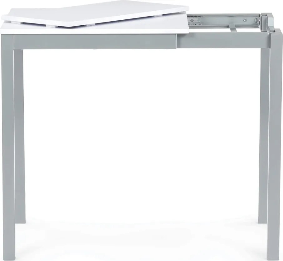 Étkezőasztal bővíthető 60–90 × 60 cm melamin fehér GDT-206 WT