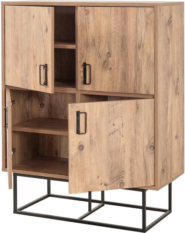 Quantum Atlantic Pine and Black szekrény