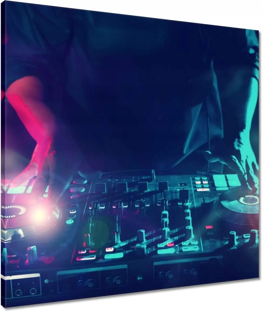 Vászonkép 60x60 Dj z-edm-dance-mixer