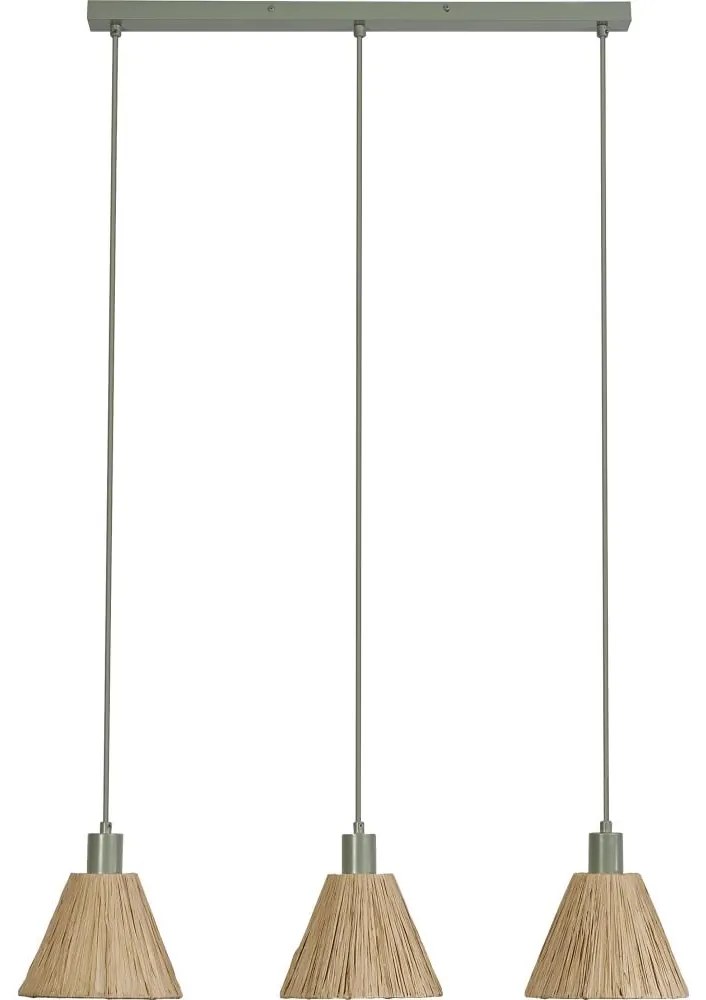 Ledvance - Csillár zsinóron DECOR RAFFIA 3xE27/15W/230V raffia háncs
