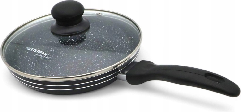 Gránit serpenyő Fedél 20cm méhsejt indukciós gáz 0,9L Magas 4,0