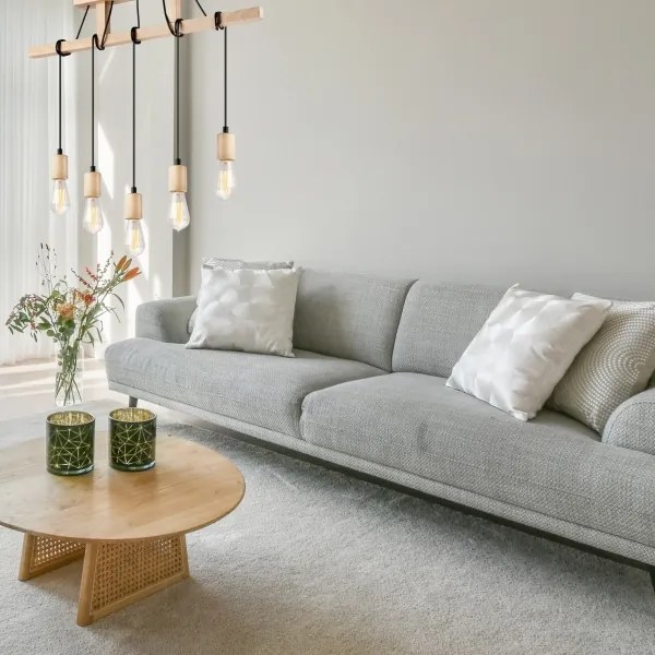 LEON függeszték 5xE27/60W/230V, kábellel