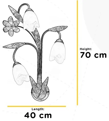 ONLI - Fali lámpa SONIA 3xE14/6W/230V