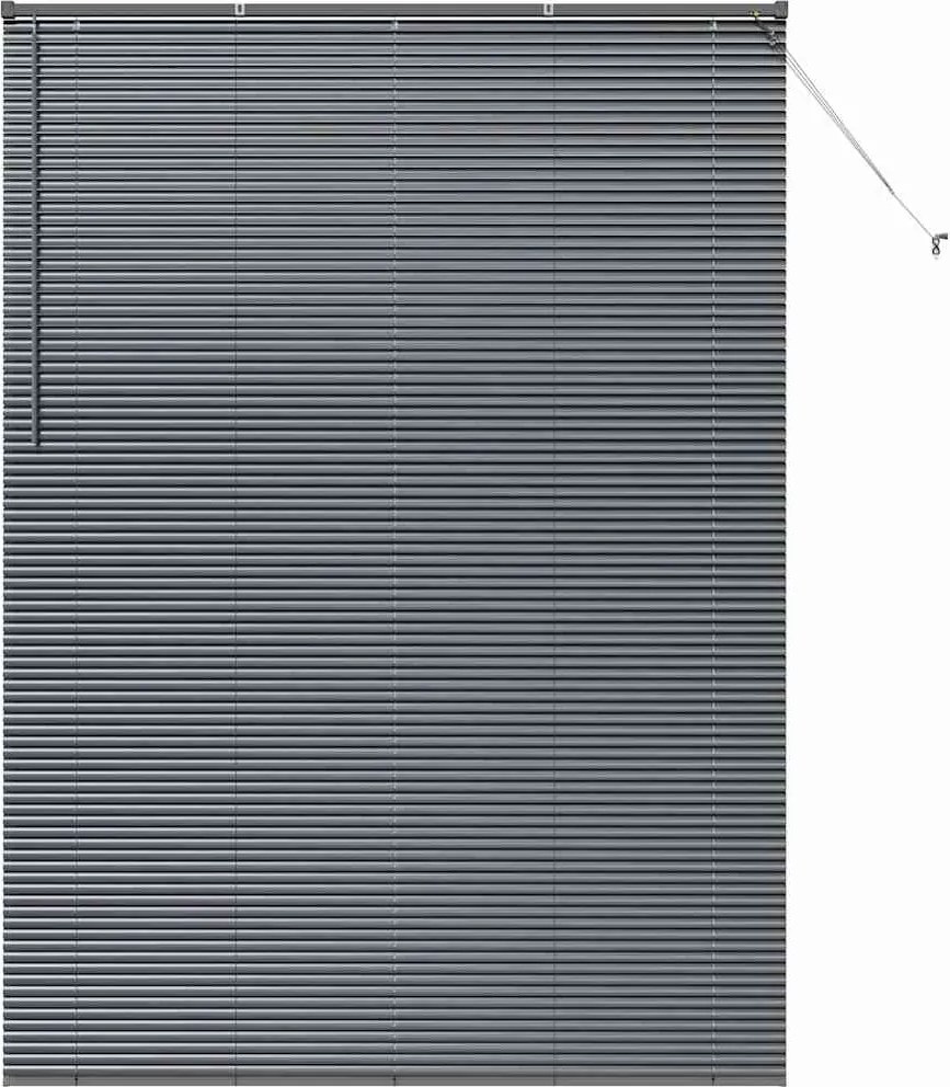 vidaXL Zsalugáter Redőnyök Sötétszürke 220 x 155 cm Alumínium