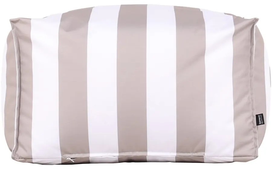 Fehér-szürke kerti babzsák – Bonami Essentials