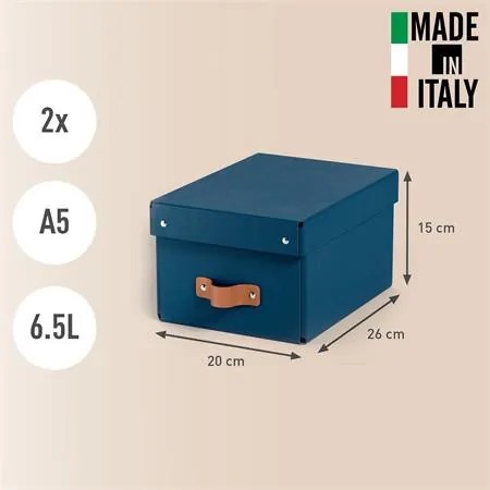 Tárolódoboz, S méret, LEITZ Puro, óceánkék (E61470068)