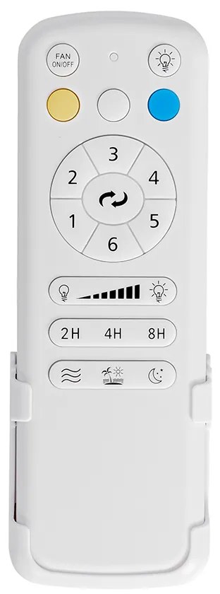 Mennyezeti ventilátor fekete 86,7 cm LED-del, fényerőszabályzóval és távirányítóval - Yuki