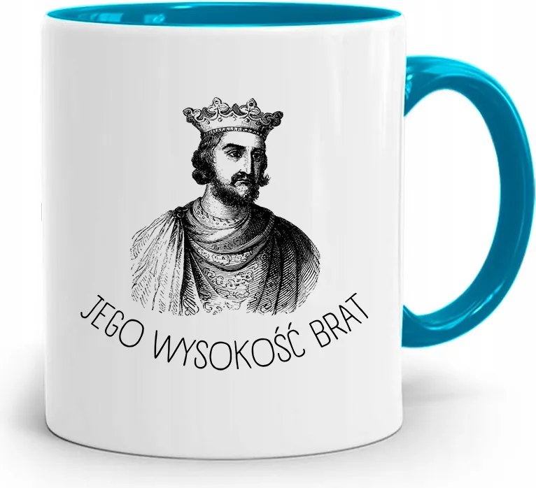 Kék Bögre Ajándék Őfelségének És Testvérének fényképes nyomattal