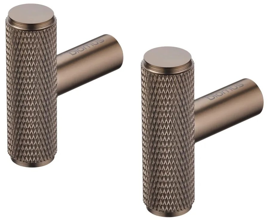 Szürke fali fém akasztó szett 2 db-os Rof – Blomus