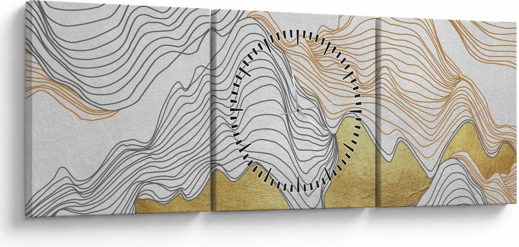 Kép - Díszítés III. (órával) (90x30 cm)