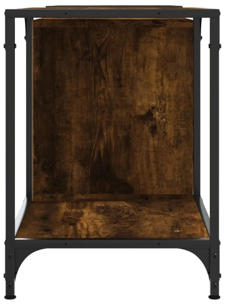 füstös tölgy színű szerelt fa TV-szekrény 153 x 37 x 50 cm