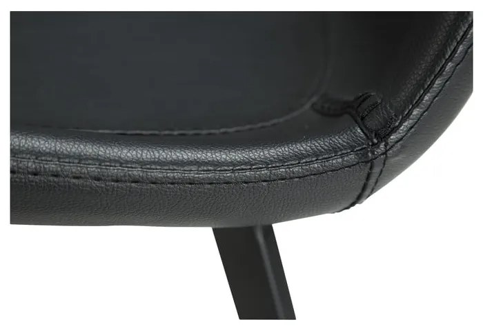 Hype fekete műbőr étkezőszék - DAN-FORM Denmark