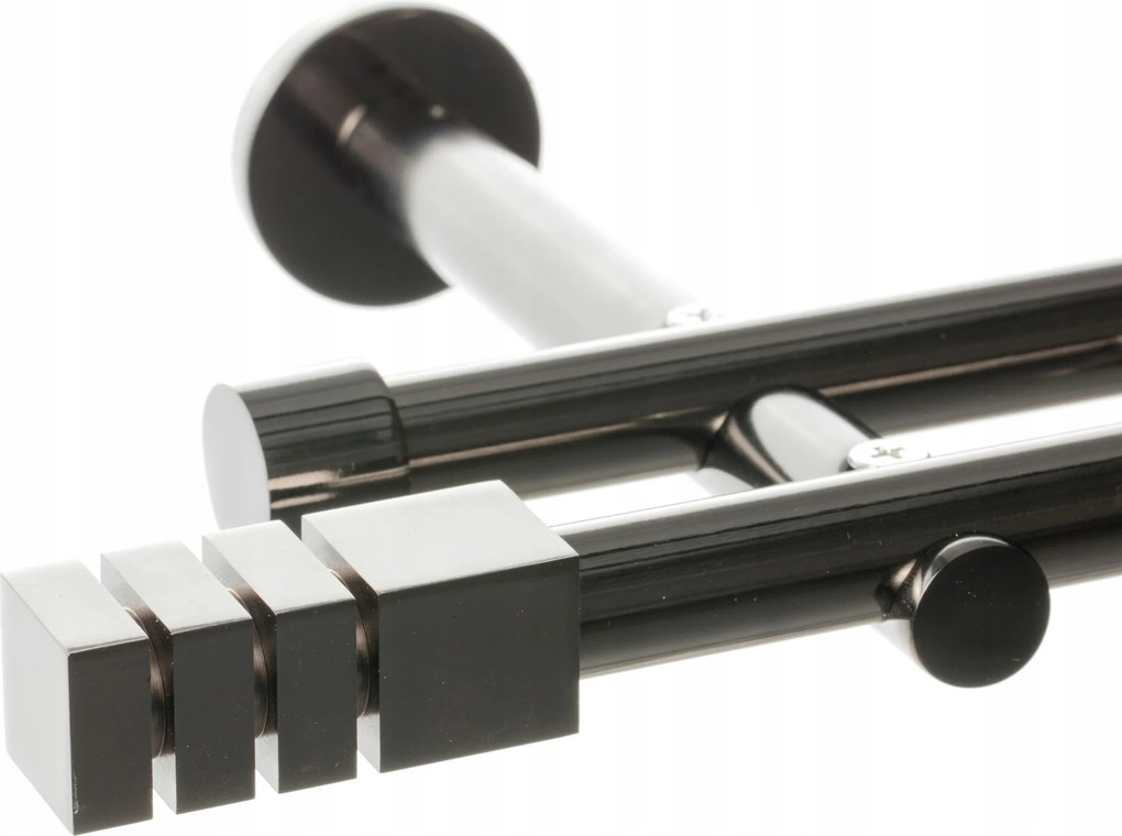 Dekoria Dupla függönykarnis Nordic titán 240 cm