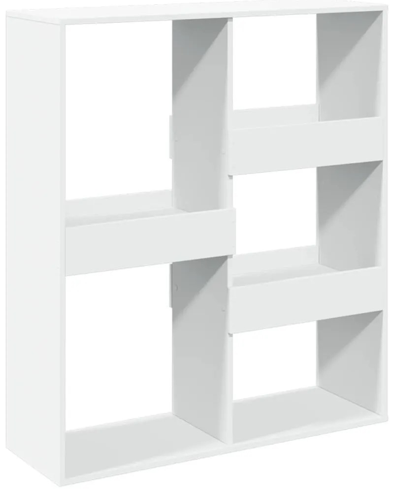 fehér térelválasztó könyvszekrény 100 x 33 x 115 cm
