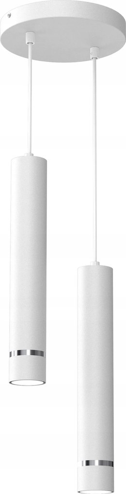 Függő Lámpa Mennyezeti Tuba Fém GU10 Led Cső 2-pontos