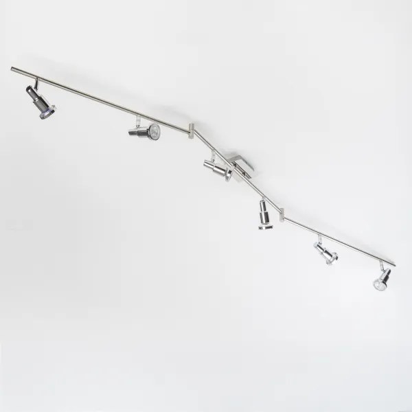 LED spotlámpa 6xGU10/5W/230V, fényes króm