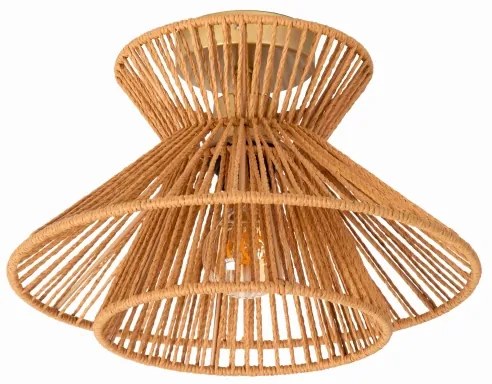 Lucide 10120/32/72 - Mennyezeti lámpa TASMAN 1xE27/60W/230V bézs