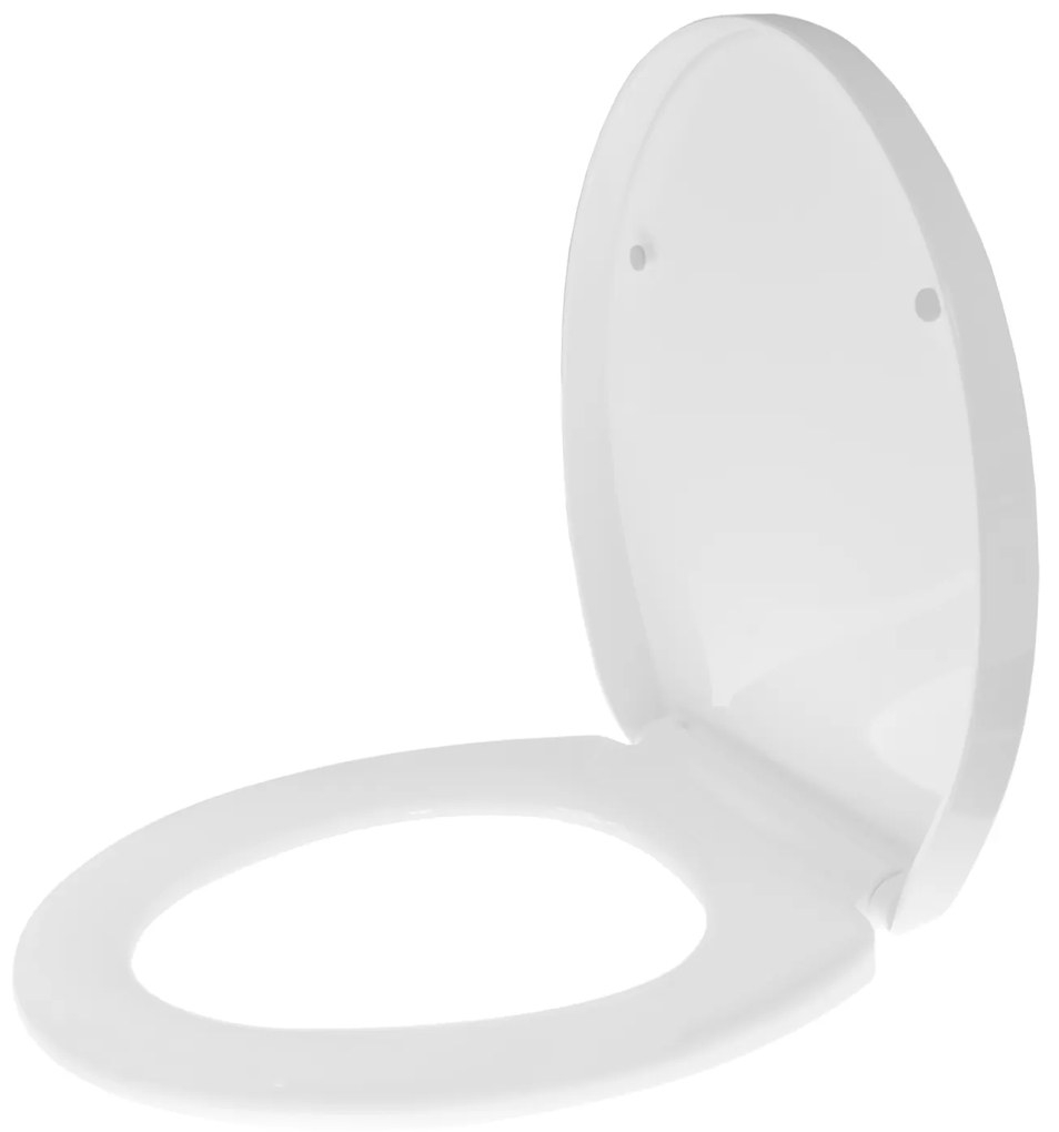 Gamma Trigo D3, WC-ülőke 445(485)x370mm polipropilénből, lassan záródó, fehér, GMA-D3
