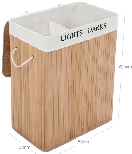 GUS barna mosókosár