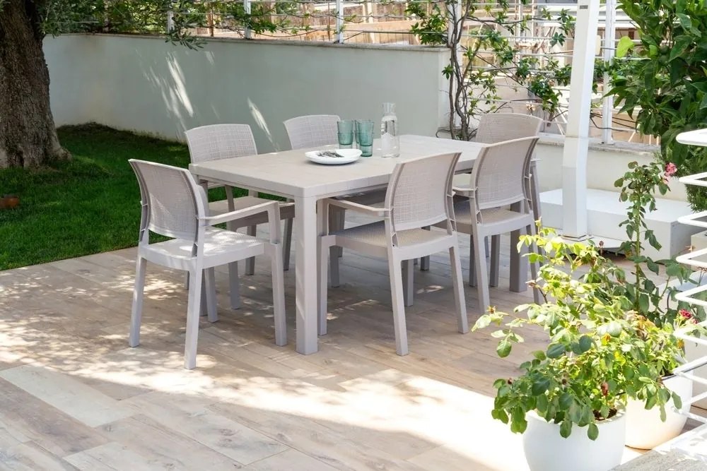 TOOMAX Műanyag asztal DAVIDE szürke