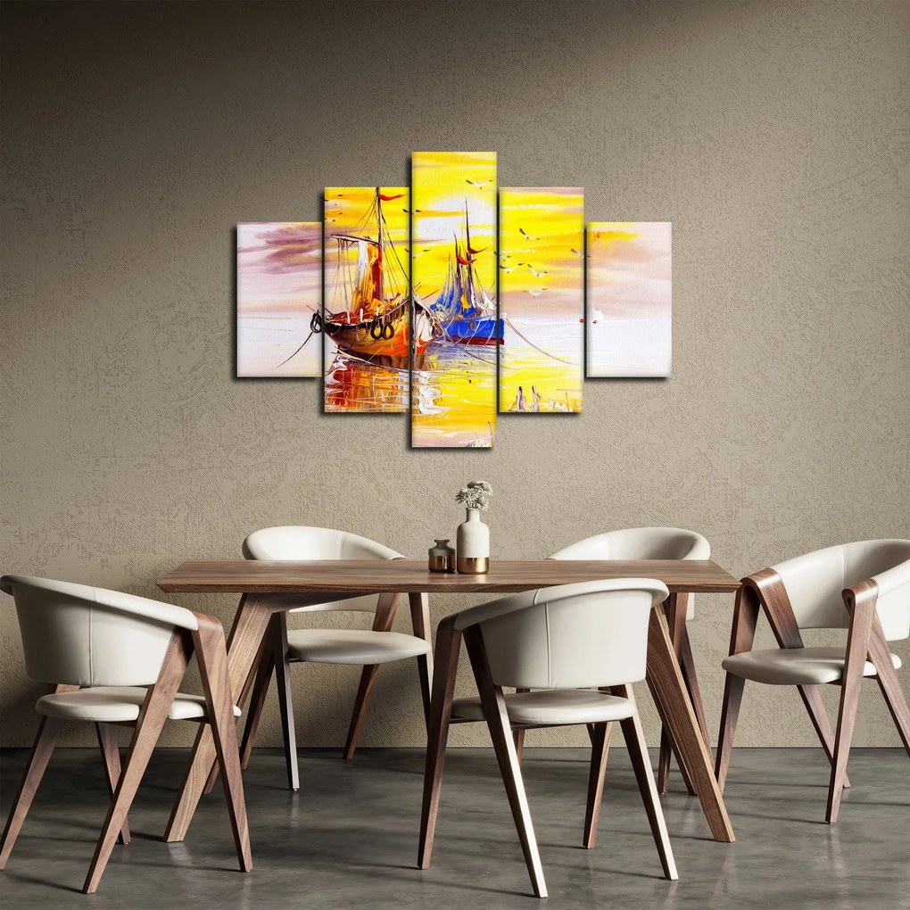 Kép - A csónak festménye (150x105 cm)