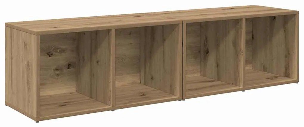 TV szekrény garnitúra 2 pcs Artisan tölgy Faanyag
