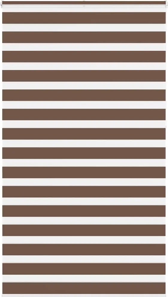 vidaXL zebrafüggönnyel barna szövetszélesség 125,9 cm poliészter