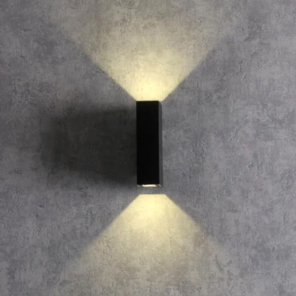 POLUX 319999 ORLEAN Modern Kültéri Fali Lámpa Fekete LED IP44