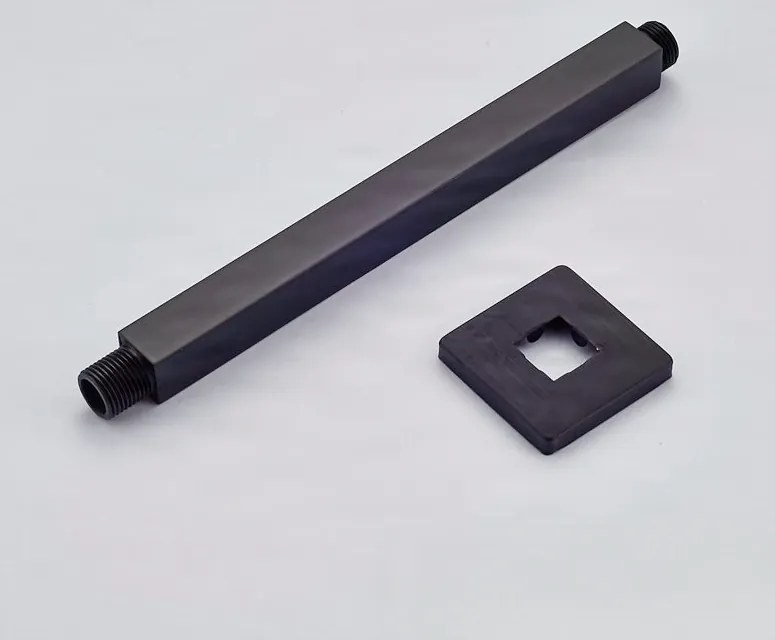 Zuhanyrendszer EYN PT50089 falba süllyesztett kivitelben, LED-világítással, több színváltozatban — Fekete — 30 cm