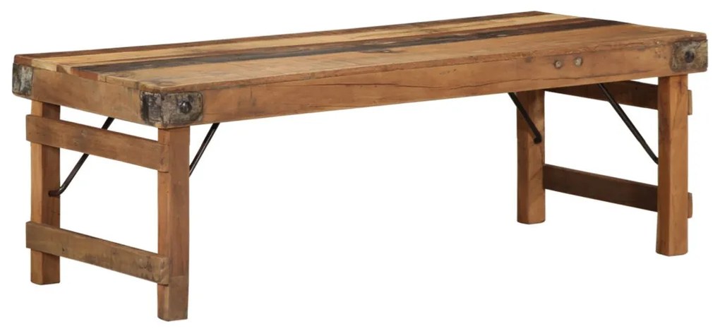 Dohányzóasztal Természetes fa Tömör fa 110 x 55 x 40 cm Egyszerű