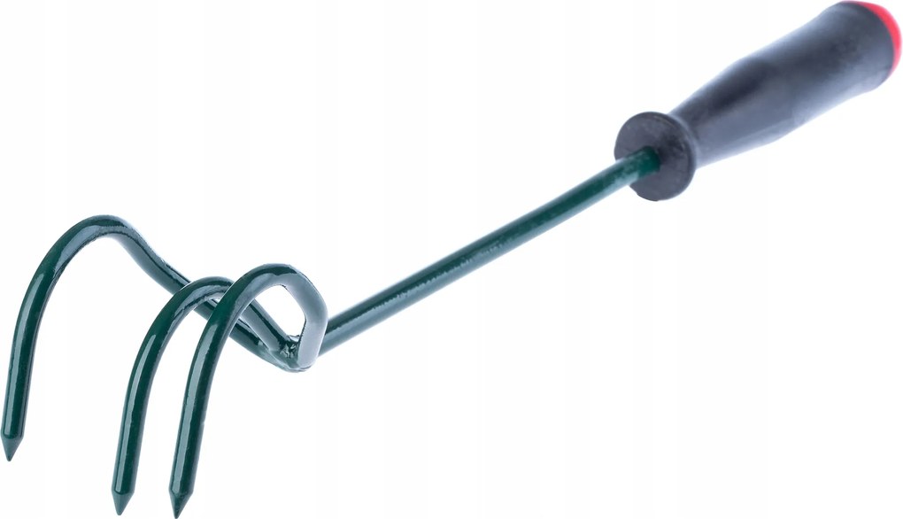 Kézi Kultivátor Kerti Talajlazító 30 cm Föld Erős Karmok Kicsi