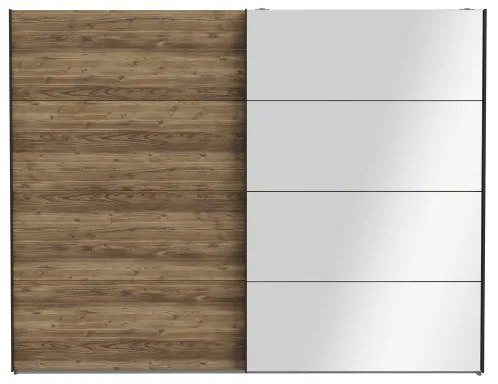 Gardróbszekrény tükörrel OREN 270x210 cm artisan tölgy