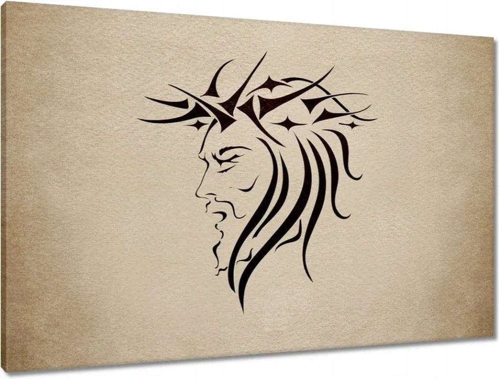 Vászonkép 90x60 Jézus Krisztus a koronában