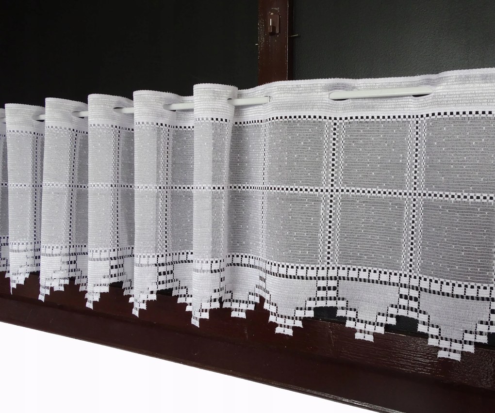 Mg Irigység jacquard 682/20 fehér 250x35cm M