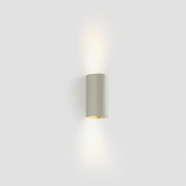 FARO 40540 - Fali lámpa SOLE 2xGU10/8W/230V szürke kerek