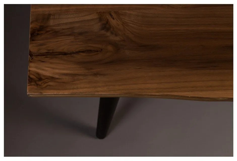 Alagon pad fekete acél lábakkal, hosszúság 180 cm - Dutchbone