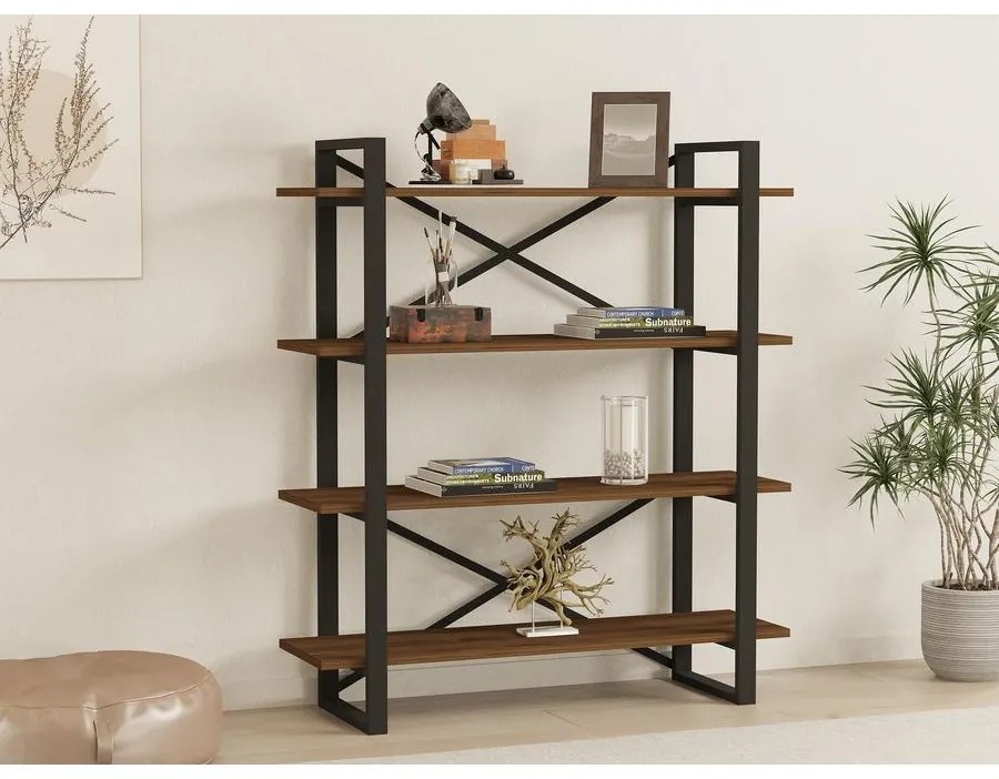 könyvespolc Makro - Walnut