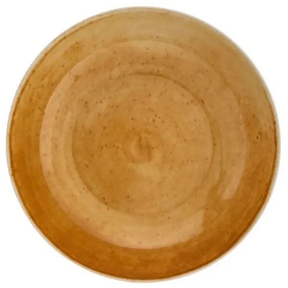 Essential Amber 18 darabos Étkészlet, Brandani, porcelán, borostyán