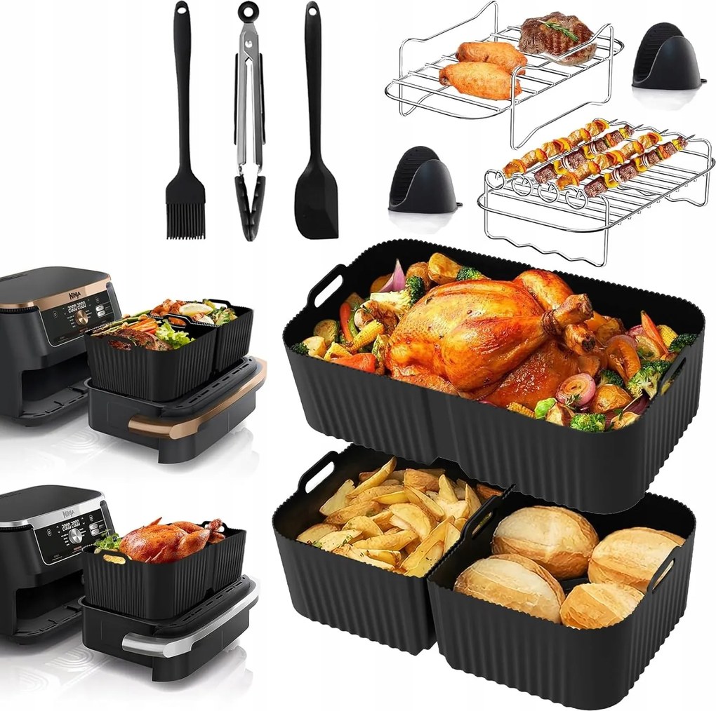 Akcesoria Olajsütőhöz 14 részes Air Fryer Készlet Ninja AF500EU-hoz